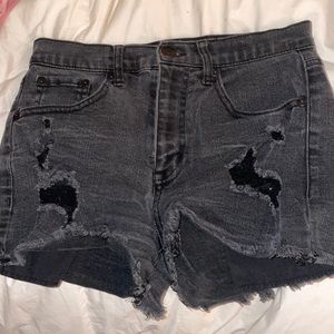 black aeropostale blue jean shirts size 4